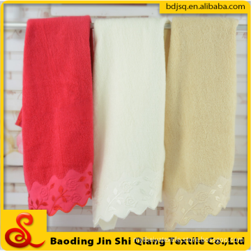 cotton jacquard lace design hand towel kitchen towel
